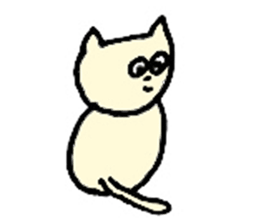 Living a cat sticker #1101807