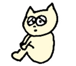 Living a cat sticker #1101808