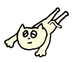 Living a cat sticker #1101809