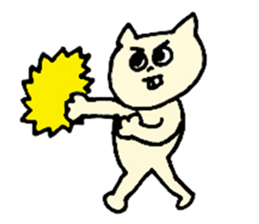 Living a cat sticker #1101811