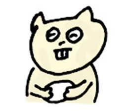 Living a cat sticker #1101812