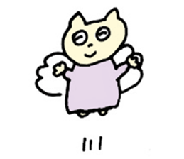 Living a cat sticker #1101813