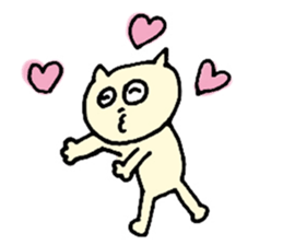 Living a cat sticker #1101815