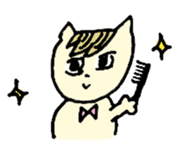 Living a cat sticker #1101817