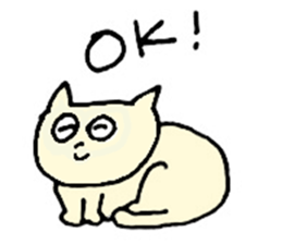 Living a cat sticker #1101818