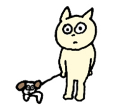 Living a cat sticker #1101821