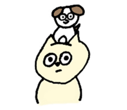 Living a cat sticker #1101822