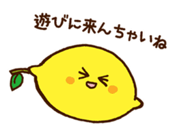 Hassaku orange & Lemon Sticker [No.2] sticker #1102039