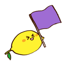 Hassaku orange & Lemon Sticker [No.2] sticker #1102057