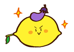 Hassaku orange & Lemon Sticker [No.2] sticker #1102058