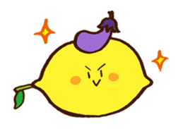 Hassaku orange & Lemon Sticker [No.2] sticker #1102058