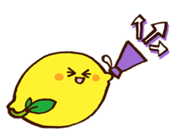 Hassaku orange & Lemon Sticker [No.2] sticker #1102059