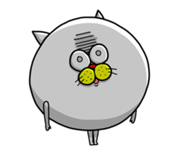 The very round cat sticker #1102314