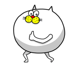 The very round cat sticker #1102345
