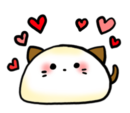 Cute steamed buns sticker #1102437