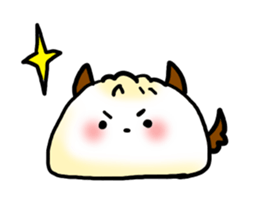 Cute steamed buns sticker #1102438