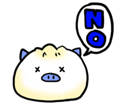 Cute steamed buns sticker #1102451