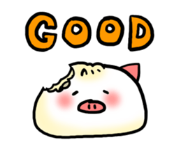 Cute steamed buns sticker #1102452