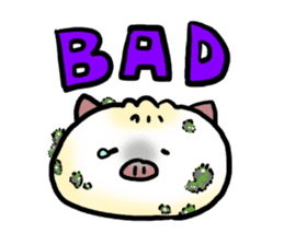 Cute steamed buns sticker #1102453