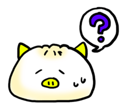 Cute steamed buns sticker #1102458