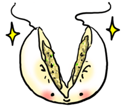 Cute steamed buns sticker #1102465