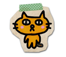 Paper Cat Stickers sticker #1102706