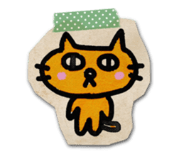 Paper Cat Stickers sticker #1102706
