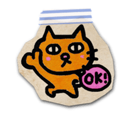 Paper Cat Stickers sticker #1102707