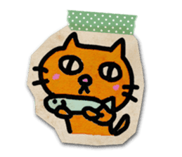Paper Cat Stickers sticker #1102711