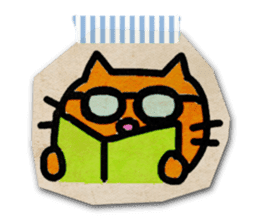 Paper Cat Stickers sticker #1102717