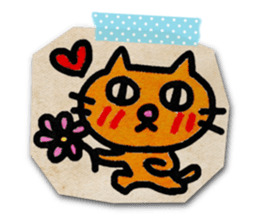 Paper Cat Stickers sticker #1102723