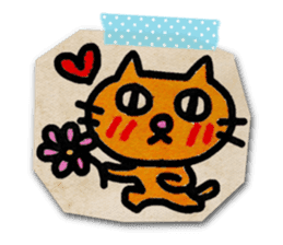 Paper Cat Stickers sticker #1102723