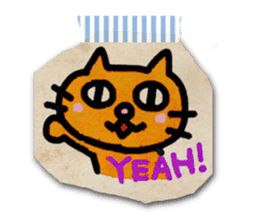 Paper Cat Stickers sticker #1102725