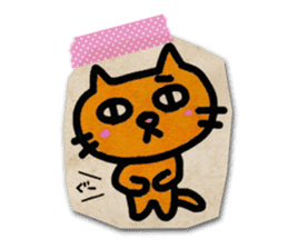 Paper Cat Stickers sticker #1102731