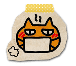Paper Cat Stickers sticker #1102733