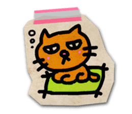 Paper Cat Stickers sticker #1102740
