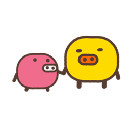 Beans pig 2 sticker #1102787