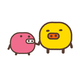 Beans pig 2 sticker #1102787