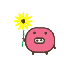 Beans pig 2 sticker #1102788