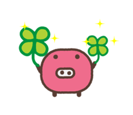 Beans pig 2 sticker #1102789