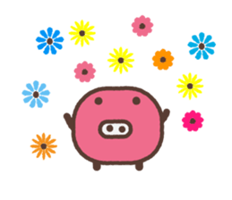 Beans pig 2 sticker #1102790