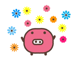 Beans pig 2 sticker #1102790