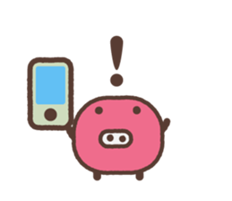 Beans pig 2 sticker #1102795