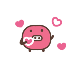 Beans pig 2 sticker #1102798