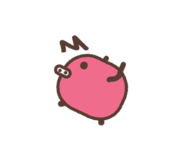 Beans pig 2 sticker #1102800