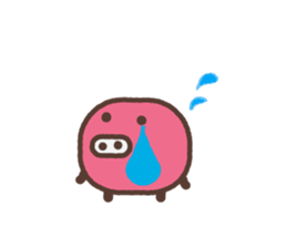 Beans pig 2 sticker #1102802