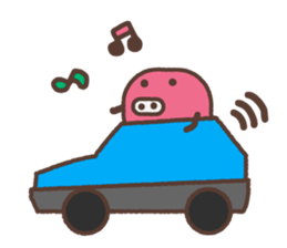 Beans pig 2 sticker #1102804