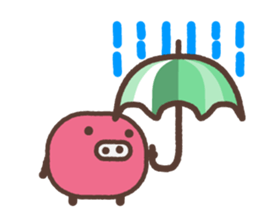 Beans pig 2 sticker #1102805