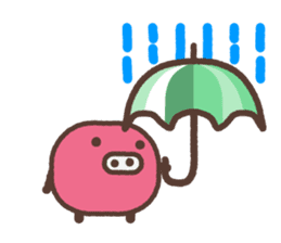 Beans pig 2 sticker #1102805