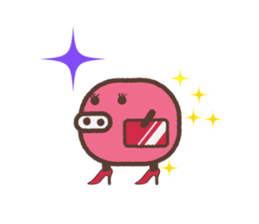 Beans pig 2 sticker #1102808